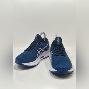 Size 6.5 - Women’s Asics Gel-Nimbus 24 French Blue/Barely Rose 1012B201 Mens 5